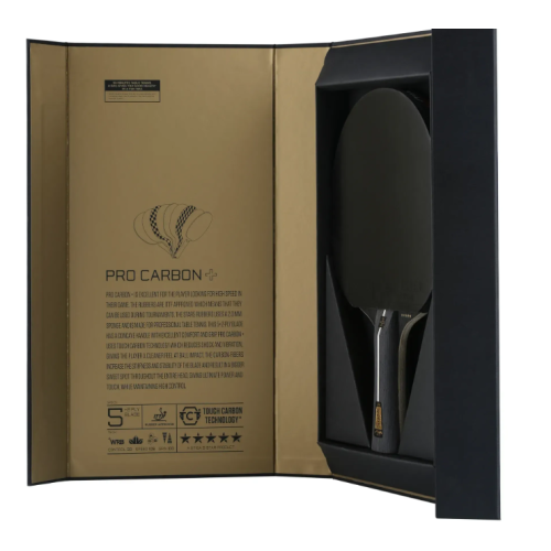 Ракетка для настольного тенниса  Stiga Pro Carbon Plus 5 Star FL (1215-2820-01) - фото №3